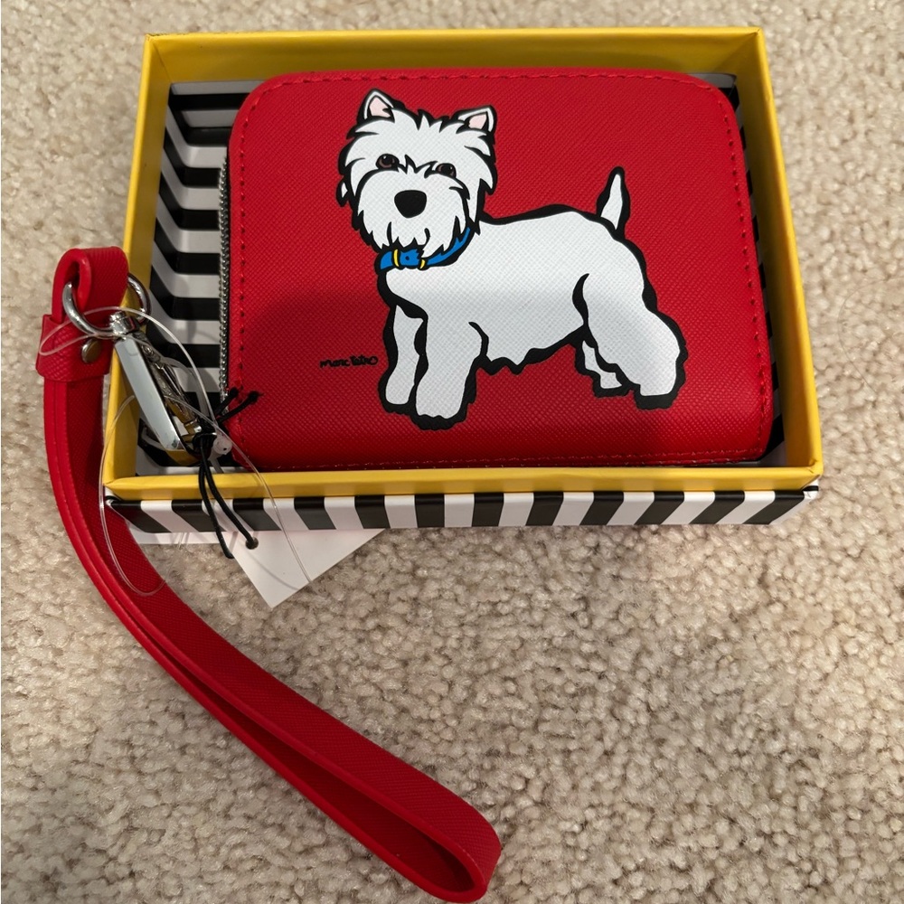 Marc Tetro WestieRed Wallet‎ NWT